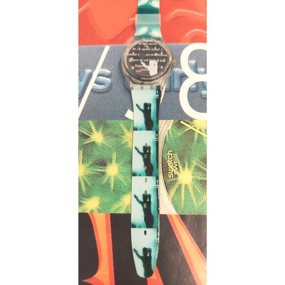 Swatch WORLD SOLAR SWITZERLAND SRK104C 1997 Solar operated Swiss Quartz Watch - Picture 4 of 9